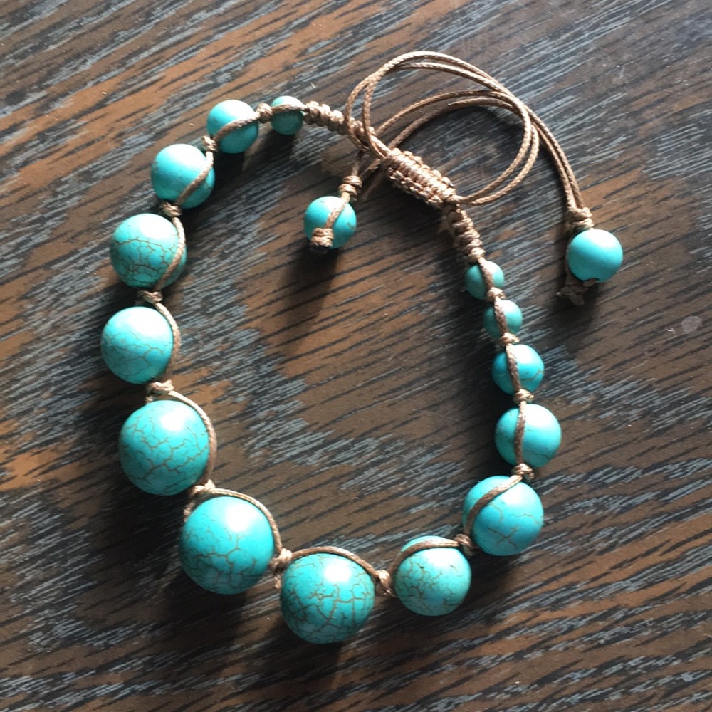 Blue bracelet